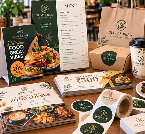 Restaurant and Cafe Printing Services